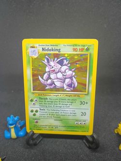 Pokemon 1999 Nidoking holo base set lp