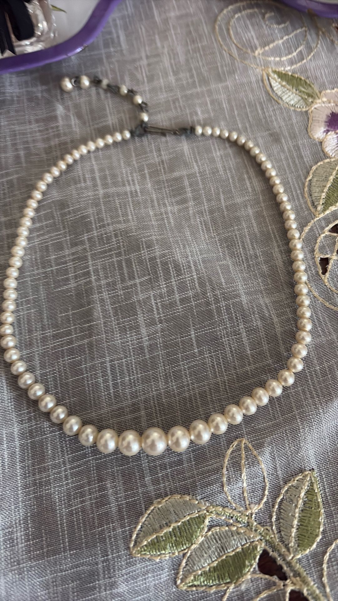 Antique pearl necklace