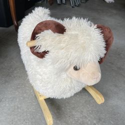 Baby Rocking Bison Animal