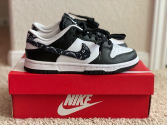 Nike Dunk Low Black Paisley