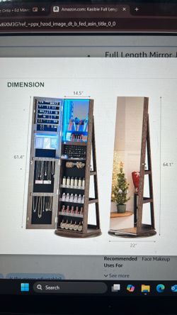Rotating Jewelry mirror