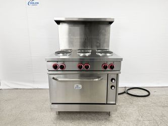 NSF 36"6 Sealed Element Electric Range, 208v 3ph ER36