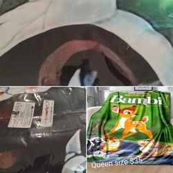 Disney Bambi Queen Throw Blanket $35 