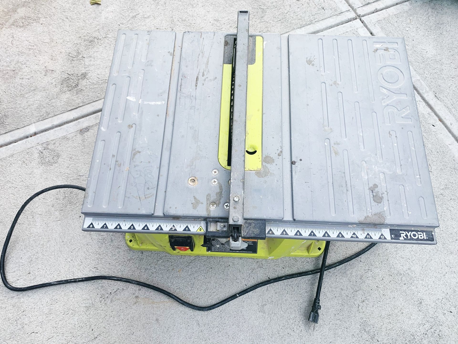 2. RYOBI Table Saw Heavy Duty!