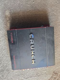 1000w crunch amp