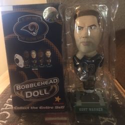 2002 HARDEE'S ST. LOUIS RAMS KURT WARNER BOBBLEHEAD