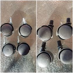 Casters 2 sets of 4 casters