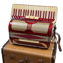 Vintage Camerano L 355 with Case Accordion Made In Italy