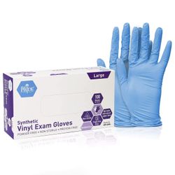 Medpride Synthetic Nitrile-Vinyl Blend Exam Gloves, Large 100