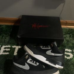 Jordan 3 Tinker Black Cement Size 12 Og Box 