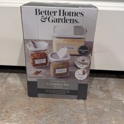Better Homes & Gardens Container Set With Labels