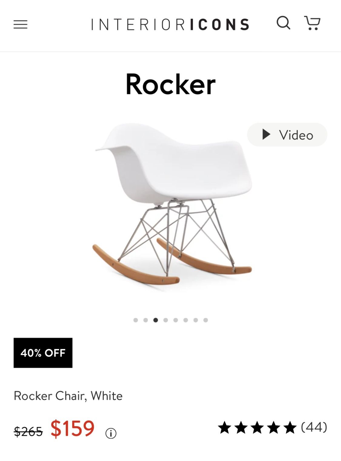 Herman Miller Eames Molded Shell Rocker