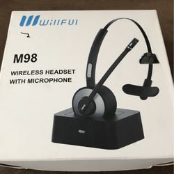 Wireless Headset With Microphone