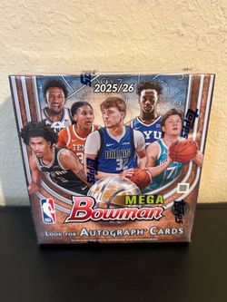 Topps Bowman NBA 2025-26 Basketball Mega Box