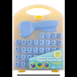 Both Brand New Hole Puncher For Hearts And Numbers/ Letters. Arts And Crafts          Table Chair School Supplies Desk Dresser Bike Books Shelves 