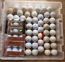 45 Used + 15 New Titleist Golf Balls