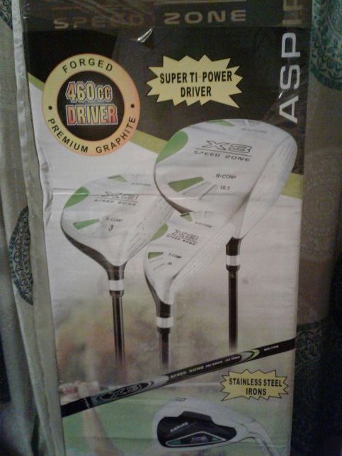 Aspire X3 speed zone golf clubs brand new with extras