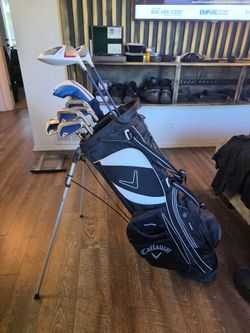 Complete Starter/Beginner Top Flite Golf Club Set with Callaway Hyperlite Stand Bag