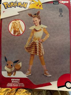 POKÉMON Eevee Costume Medium 7/8