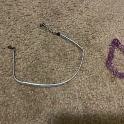Silver And Purple Chokers