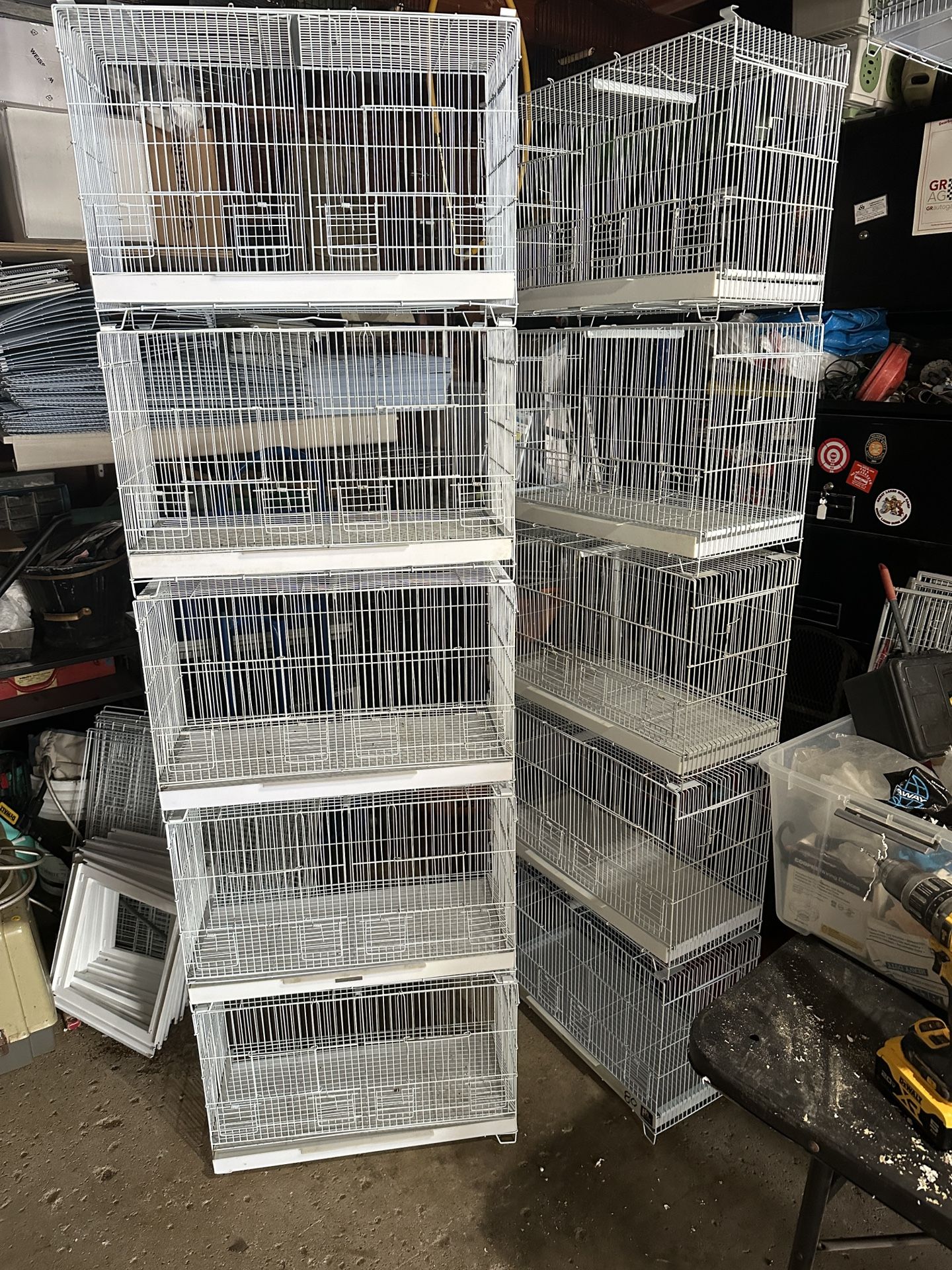 Used Breeding Canary Bird Cages