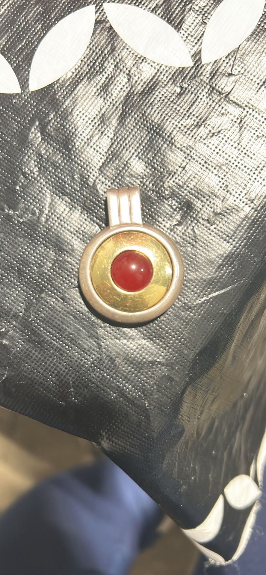 pendant gold 18k and silver 925