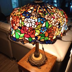 Stained Glass Antique Lamps I Have Several