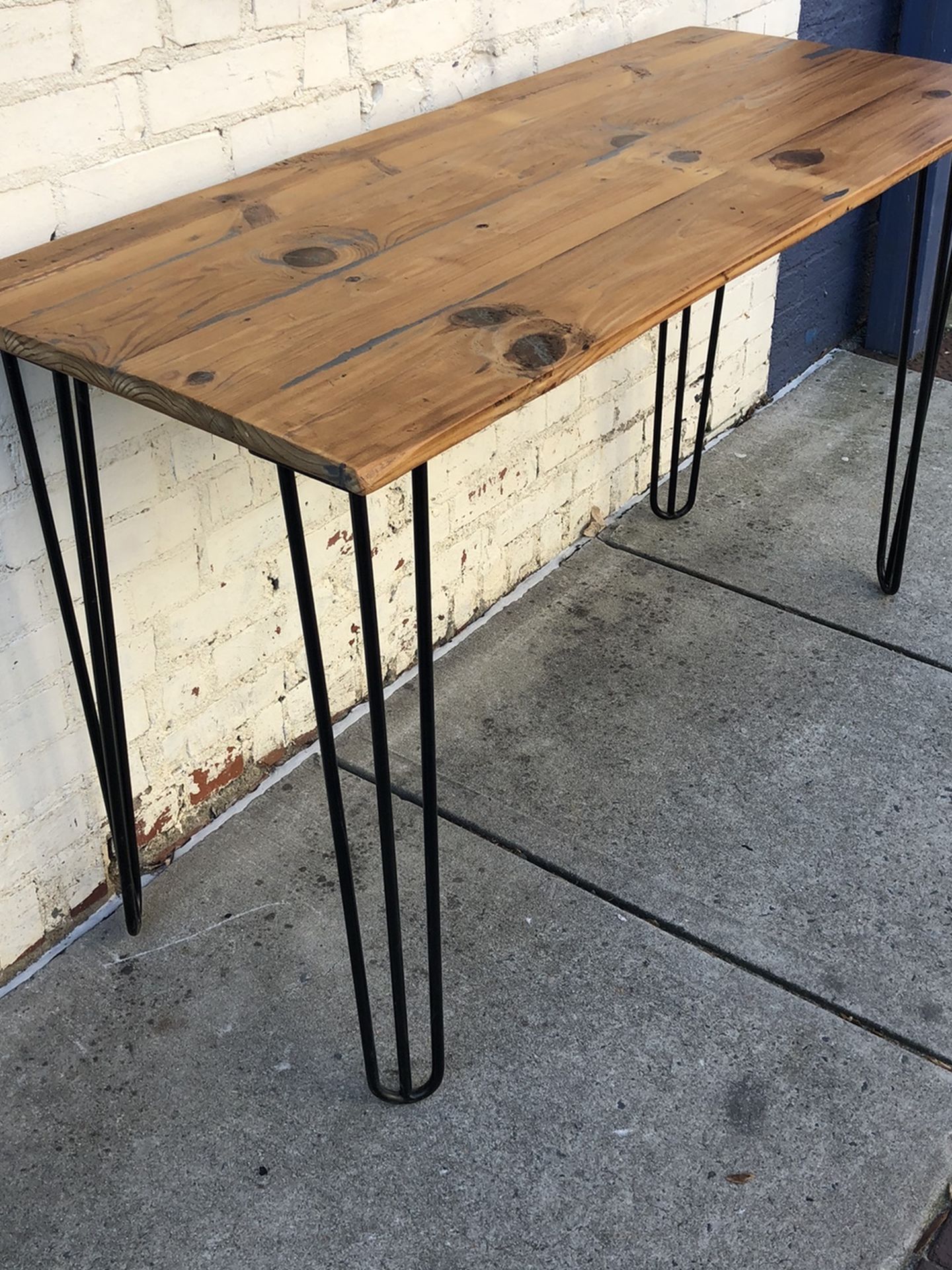 Small Desk Made From Antique Wood