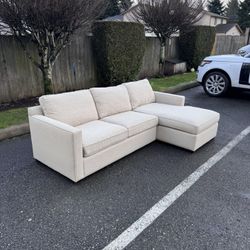 Crate And Barrel Sectional Couch 
