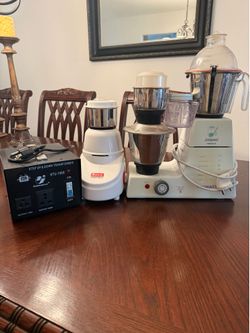 Jaipan Premium Grinder Set, Suruchi Compaque Grinder, and Goldsource STU-1000 Transformer