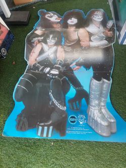 KISS Band Cardboard Standup Cutout 1999