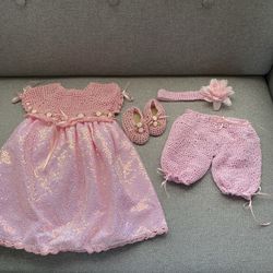 Baby Girl Handmade  Dress  Outfits