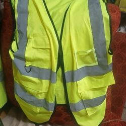 Safety Vest Reflective With And With Out Zippers