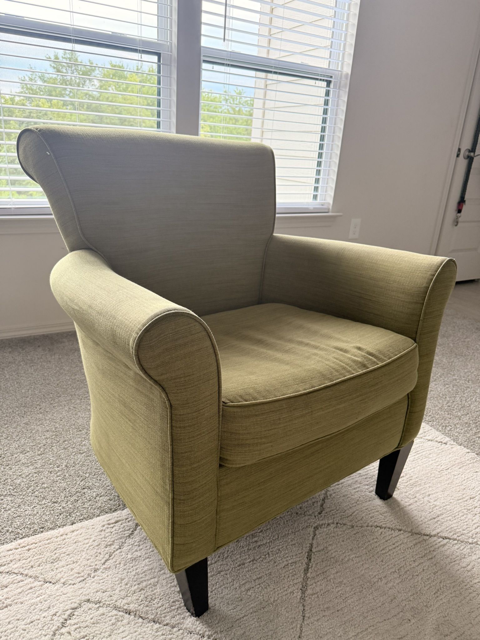 Wooden Frame Accent Chair