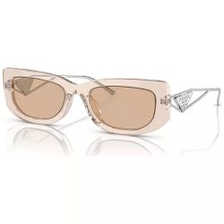 PRADA Symbole Rectangular Women's Sunglasses, PR 14YS