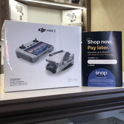 DJI Mini 3 Drone Fly More Combo With RC Remote (Located In Downey, CA)