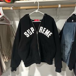 Black Supreme Zip-Up