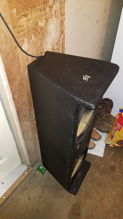 Custom pro box for two 12s fits behind the 3rd row on Escalade or any suv