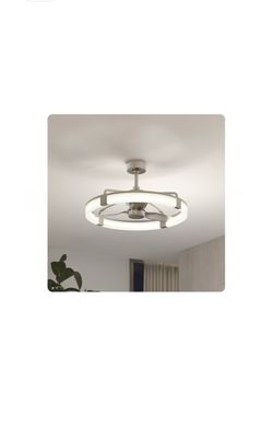 Modern Ceiling Fan with Integrated LED Light