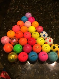 Premium Colored Golf Balls