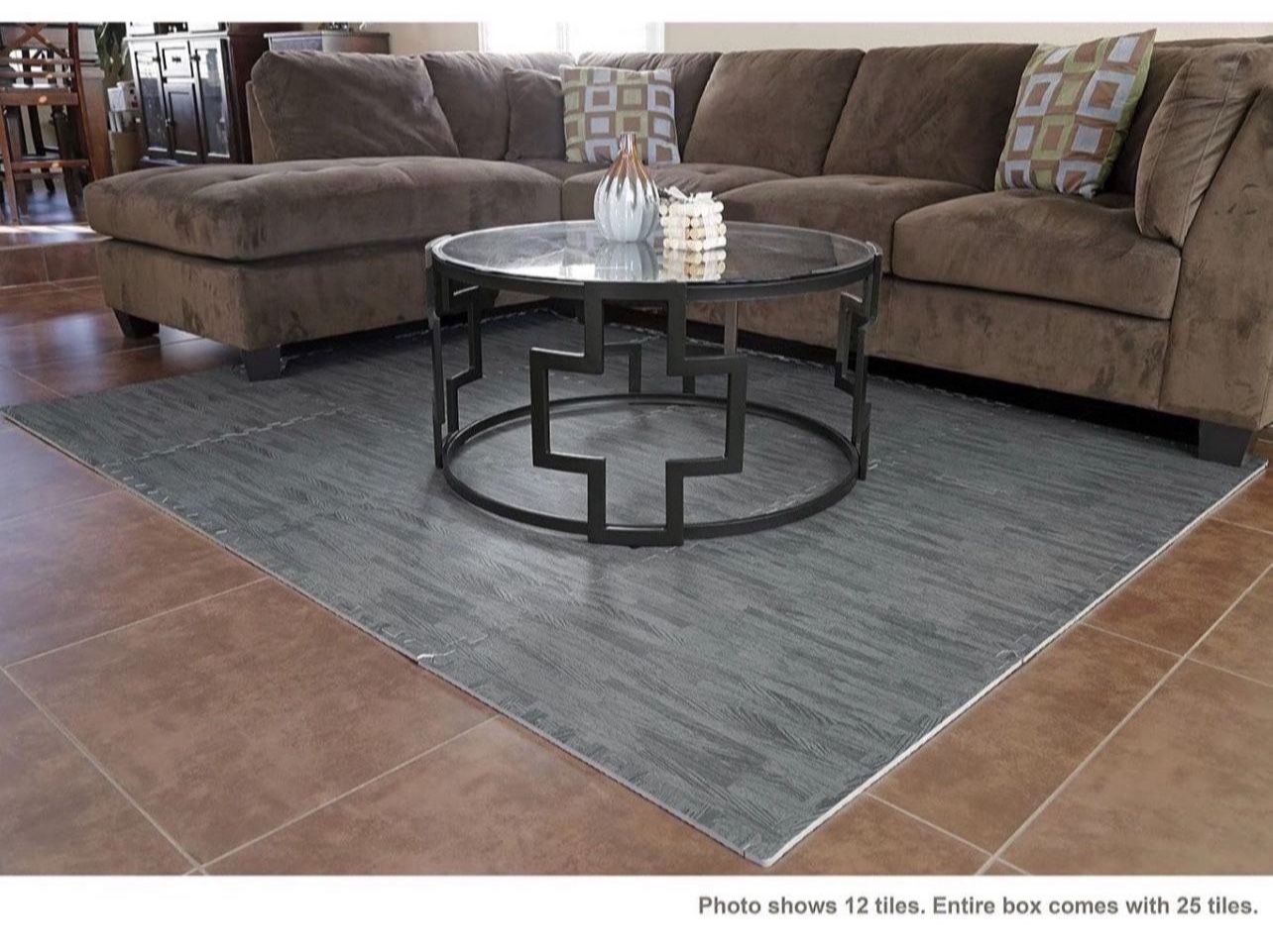 Home Aesthetics 100 Ft 3/8 Inch Thick Printed Foam Tiles - Main Image