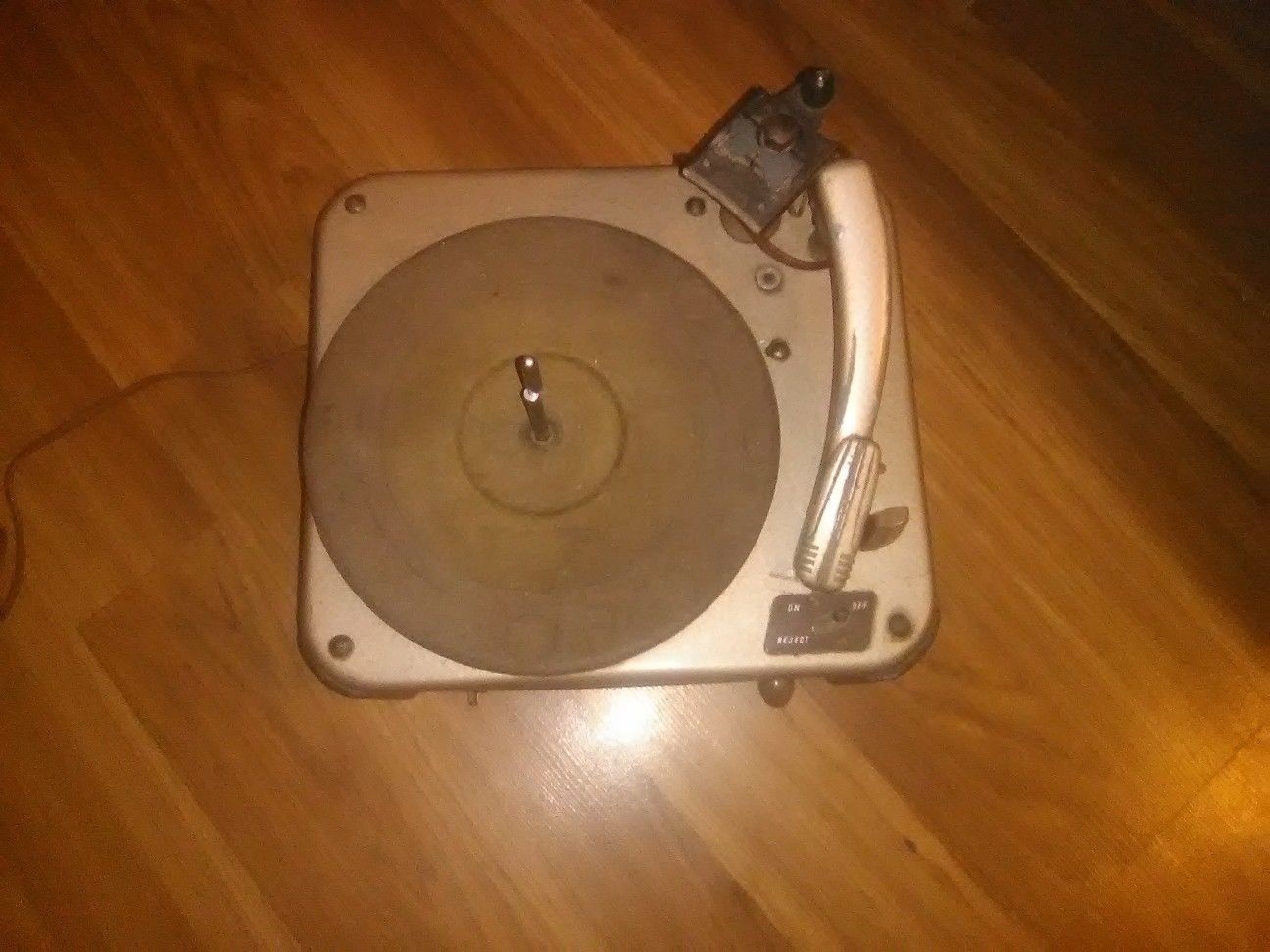 Antique record player