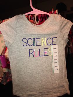 Cat & Jack Tee - Science 🧪 Rules