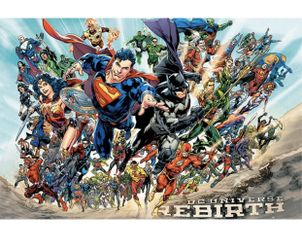Justice league glossy poster 36” x 24”