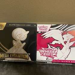Pokemon White Flare ETB/mega Evolution 