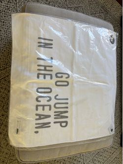 Set of 2 New “Go Jump in the Ocean” Euro Pillow Covers