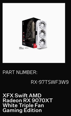 New XFX 9070 XT White Swift Pro $300 off build a faster Steam machine for less than the cost of a Steam machine