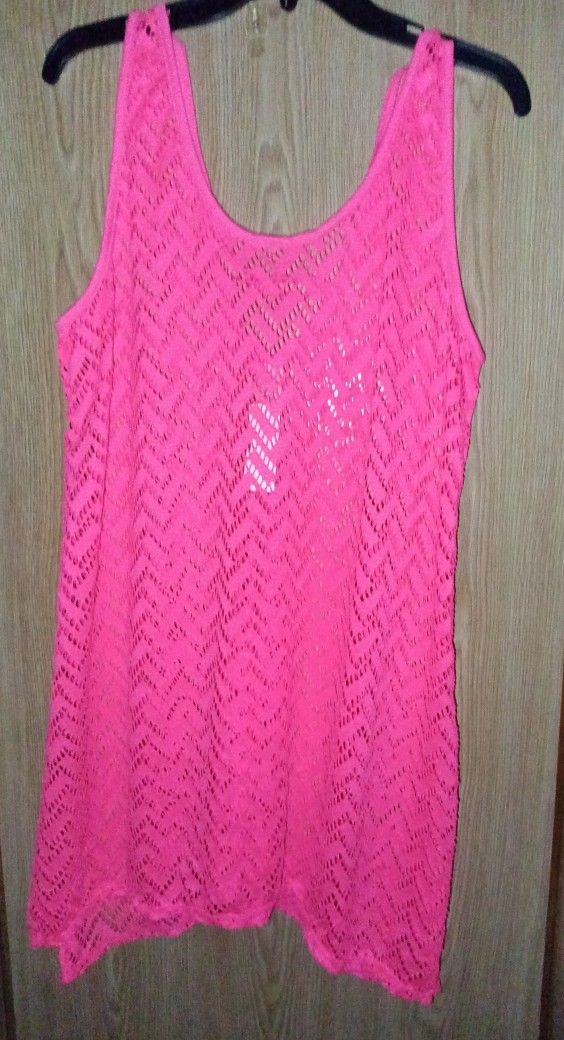 Cute Pink Swimsuit Dress 