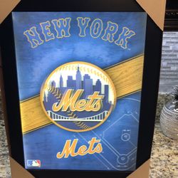 New York Mets MLB 3D LED Collector Frame Sign