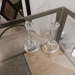 Lead Crystal Candleholders